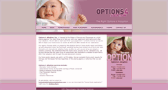 Desktop Screenshot of options4adoption.com